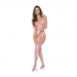 Bodysuit Floral Fishnet Bubblegum Rosa Bodysuit Floral Fishnet Bubblegum Rosa