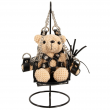 Porta-chaves de Urso de Peluche BDSM com Baloiço Porta-chaves de Urso de Peluche BDSM com Baloiço