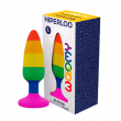 Hiperloo - Plug Arco Íris Tamanho L Hiperloo - Plug Arco Íris Tamanho L