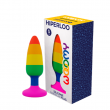 Hiperloo - Plug Arco Íris Tamanho S Hiperloo - Plug Arco Íris Tamanho S