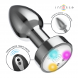 Plug Metálico com Vibração com Luz LED Intense Plug Metálico com Vibração com Luz LED Intense