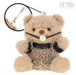 Porta-chaves de Urso de Peluche com Gag BDSM Porta-chaves de Urso de Peluche com Gag BDSM