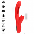 Vibrador Jessica com Simulador de Oral Vibrador Jessica com Simulador de Oral