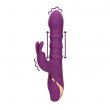 Vibrador Rabbit Orchidee Purple com Anéis Móveis Loveline Vibrador Rabbit Orchidee Purple com Anéis Móveis Loveline